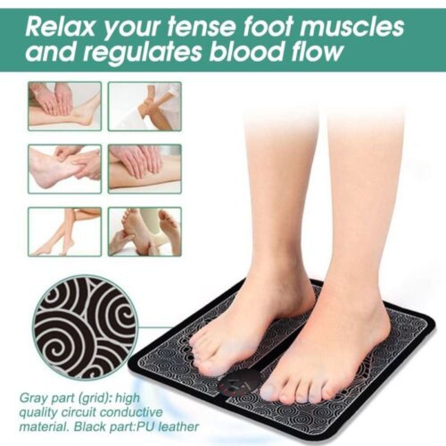 Foot Massager Blood Circulation Health Care Pain Relief Tools