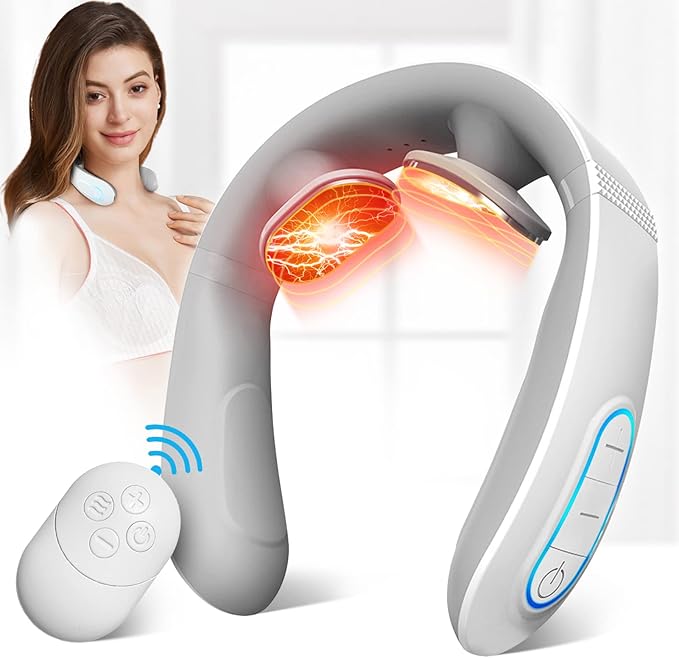 Neck Massager for Pain Relief. Deep Tissue Trigger Point Cervical Massager