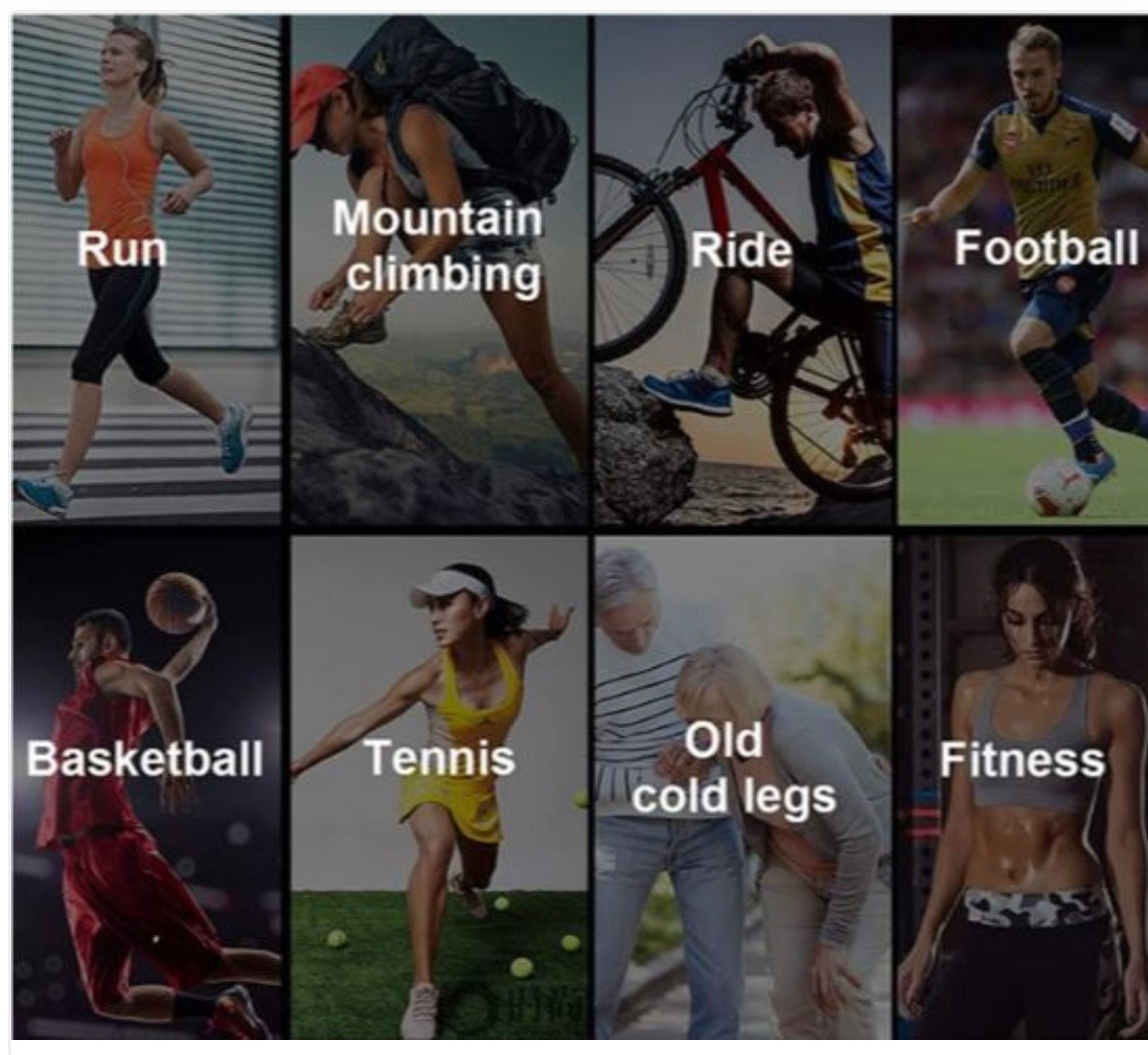 ENJOY WALKING OR A SPORTS ACTIVITY WITHOUT PRESSURE ON YOUR KNEES