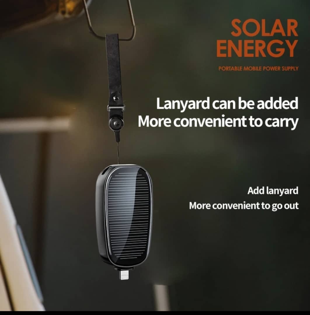 Solar Emergency power bank .