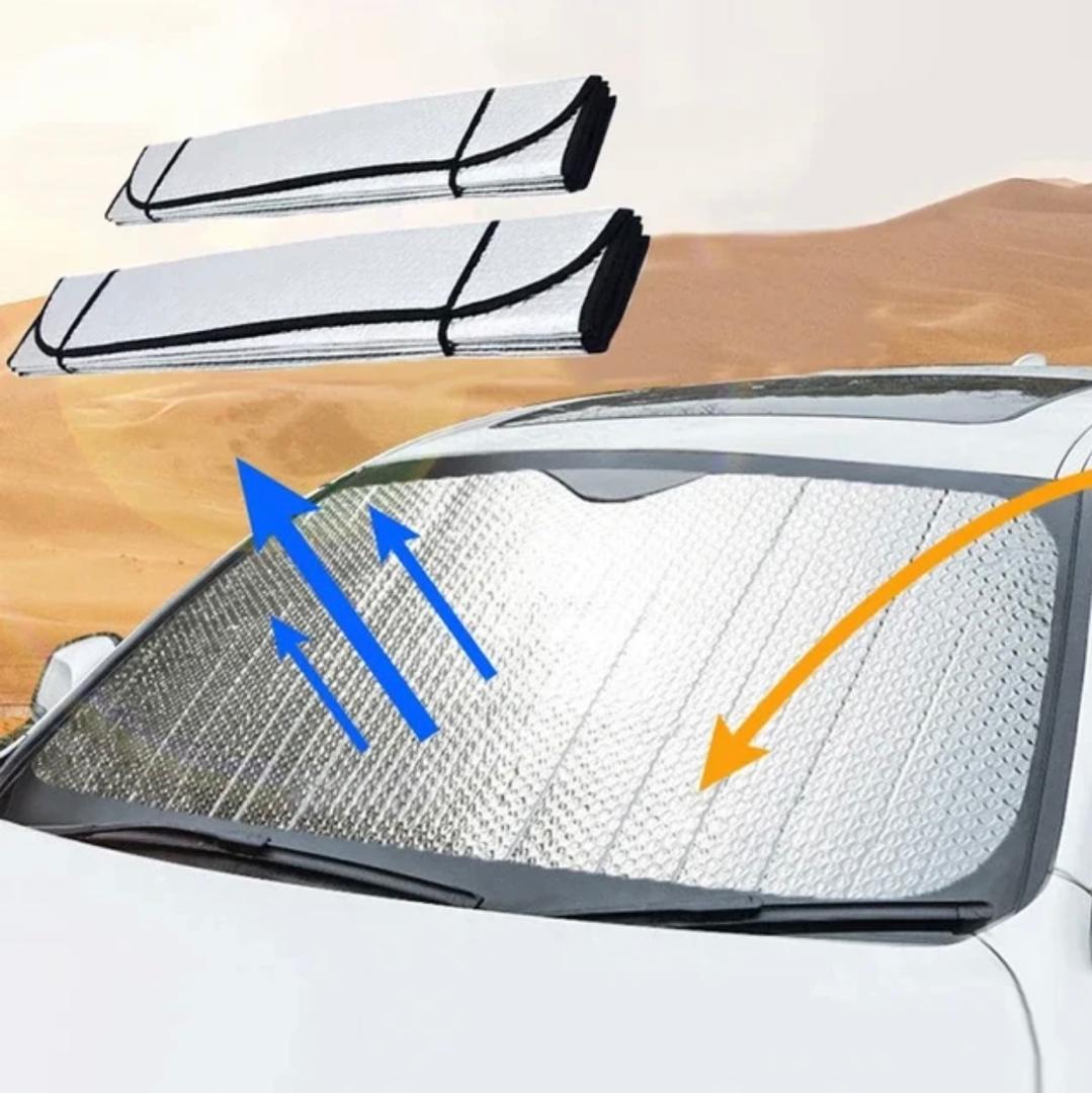 Telescopic Vehicle Sunshade – Stay Cool, Stay Protected