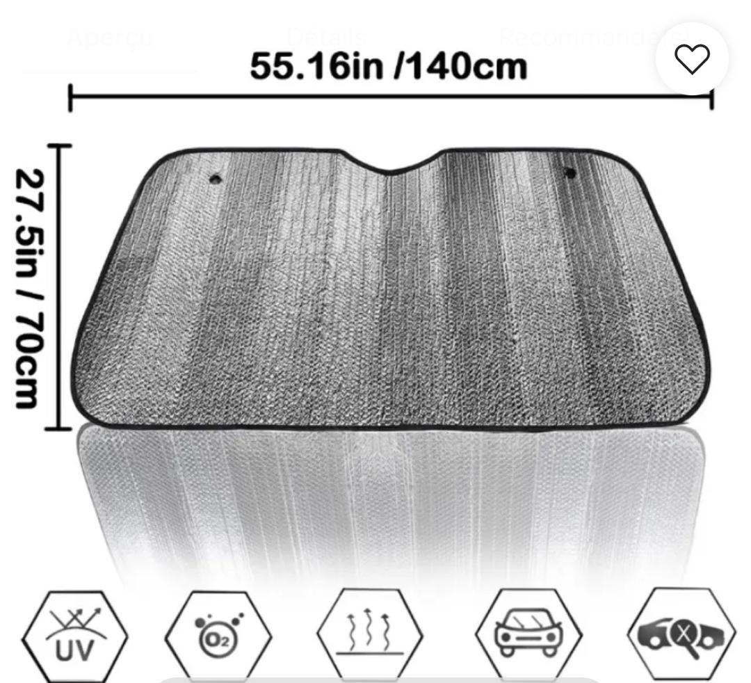 Telescopic Vehicle Sunshade – Stay Cool, Stay Protected