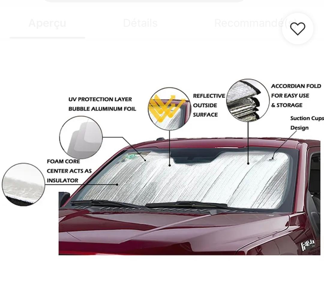 Telescopic Vehicle Sunshade – Stay Cool, Stay Protected