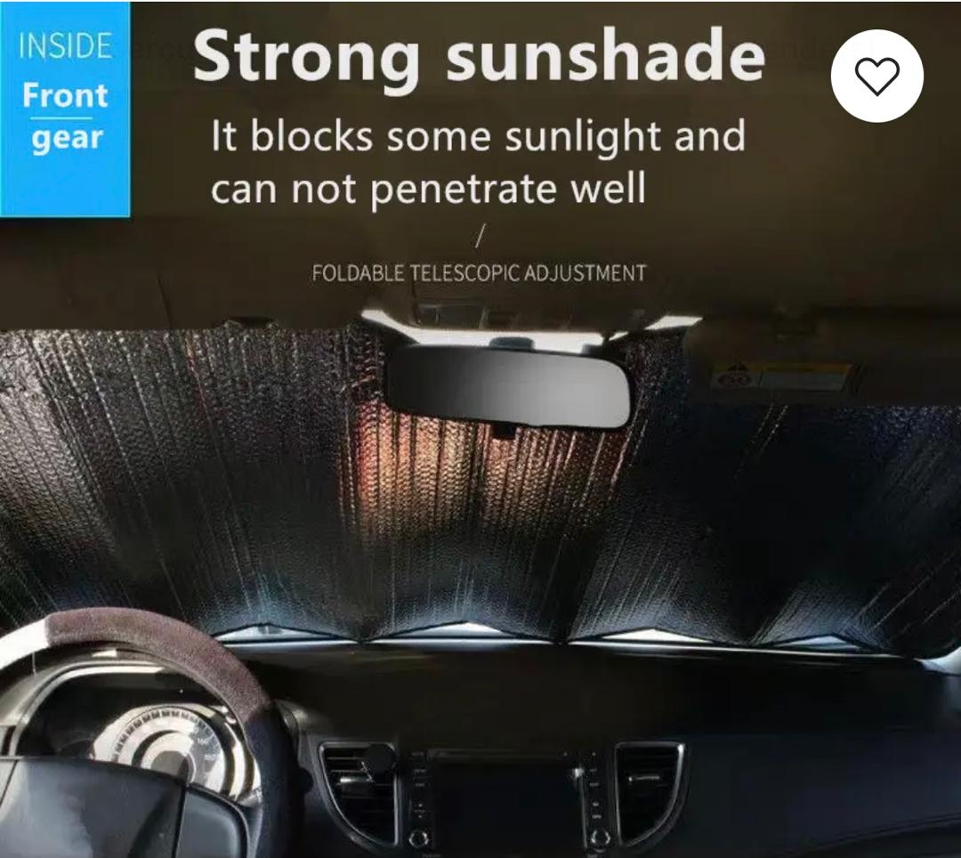 Telescopic Vehicle Sunshade – Stay Cool, Stay Protected