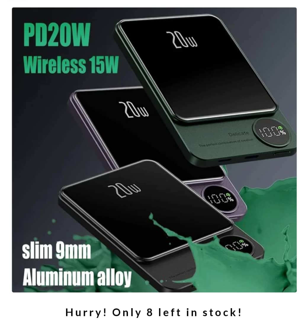 Wireless magnetic power bank