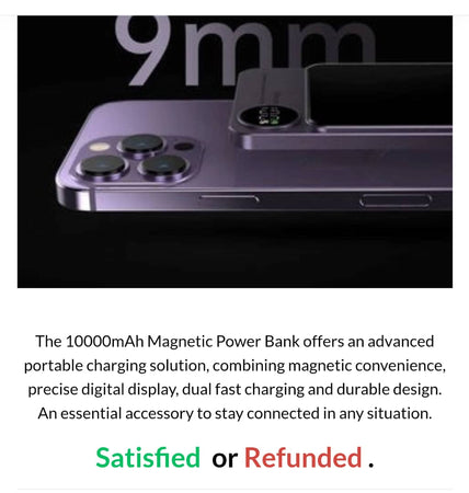 Wireless magnetic power bank