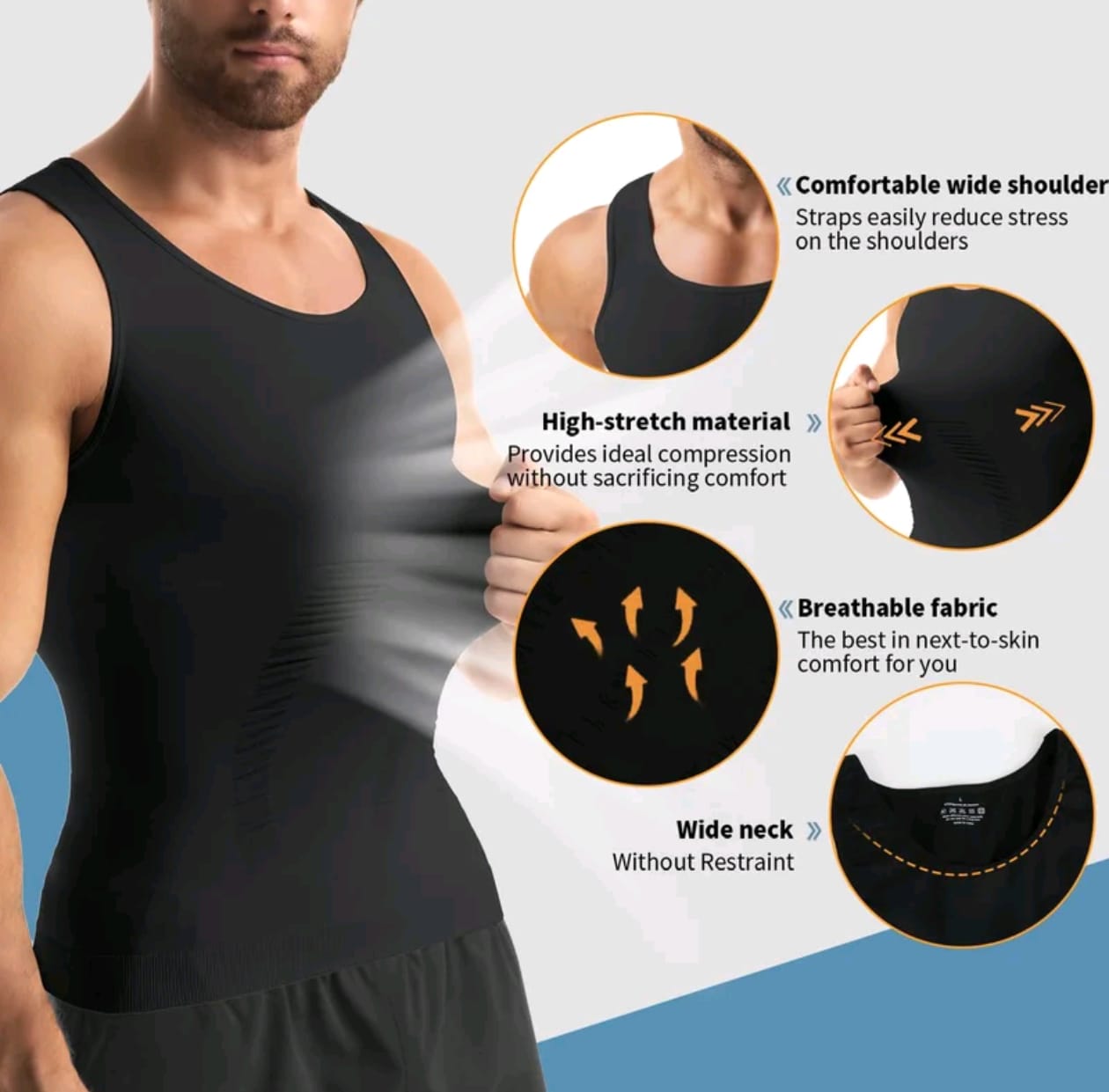Tanktop Tommy control shapewear