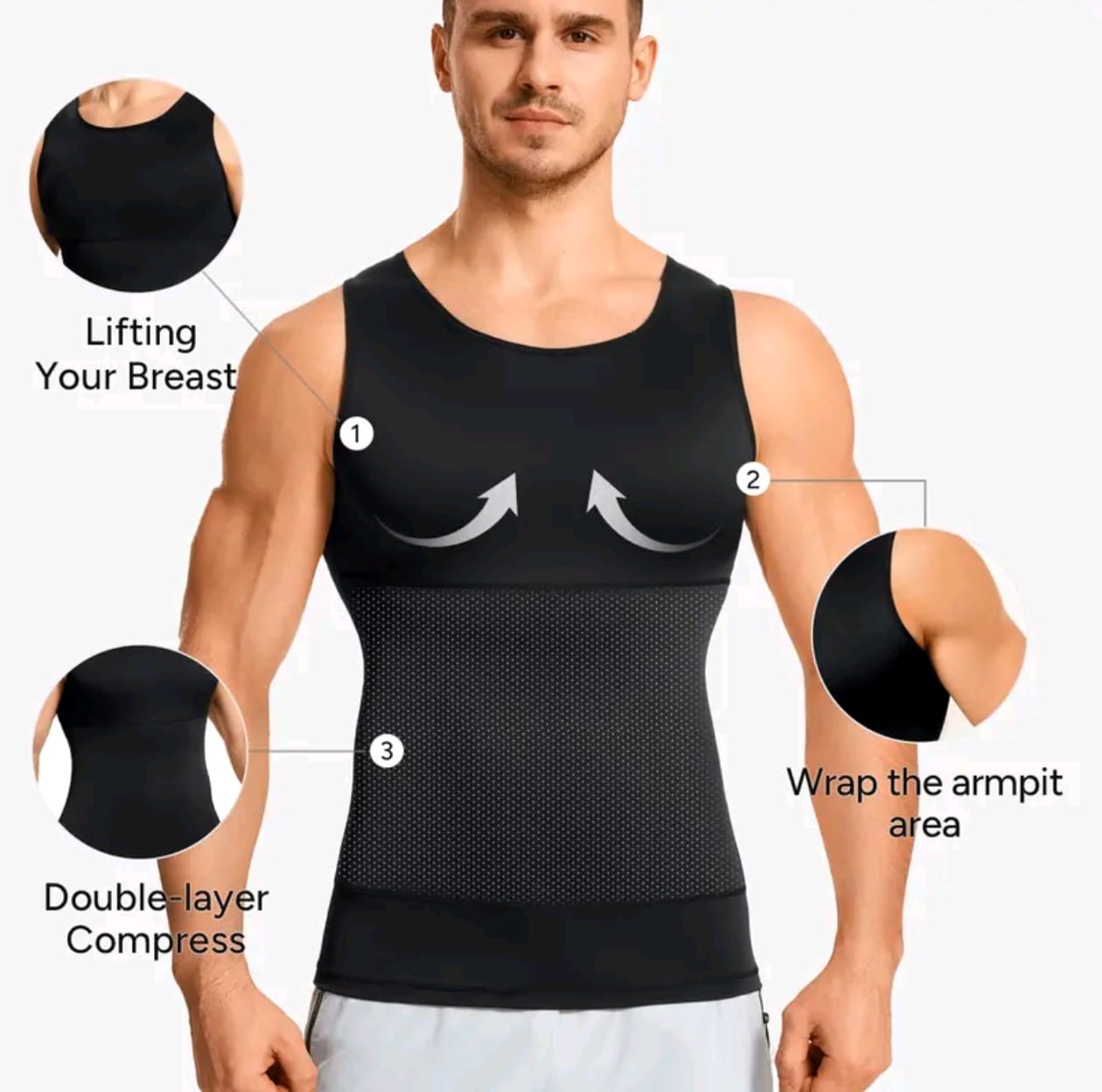 Tanktop Tommy control shapewear