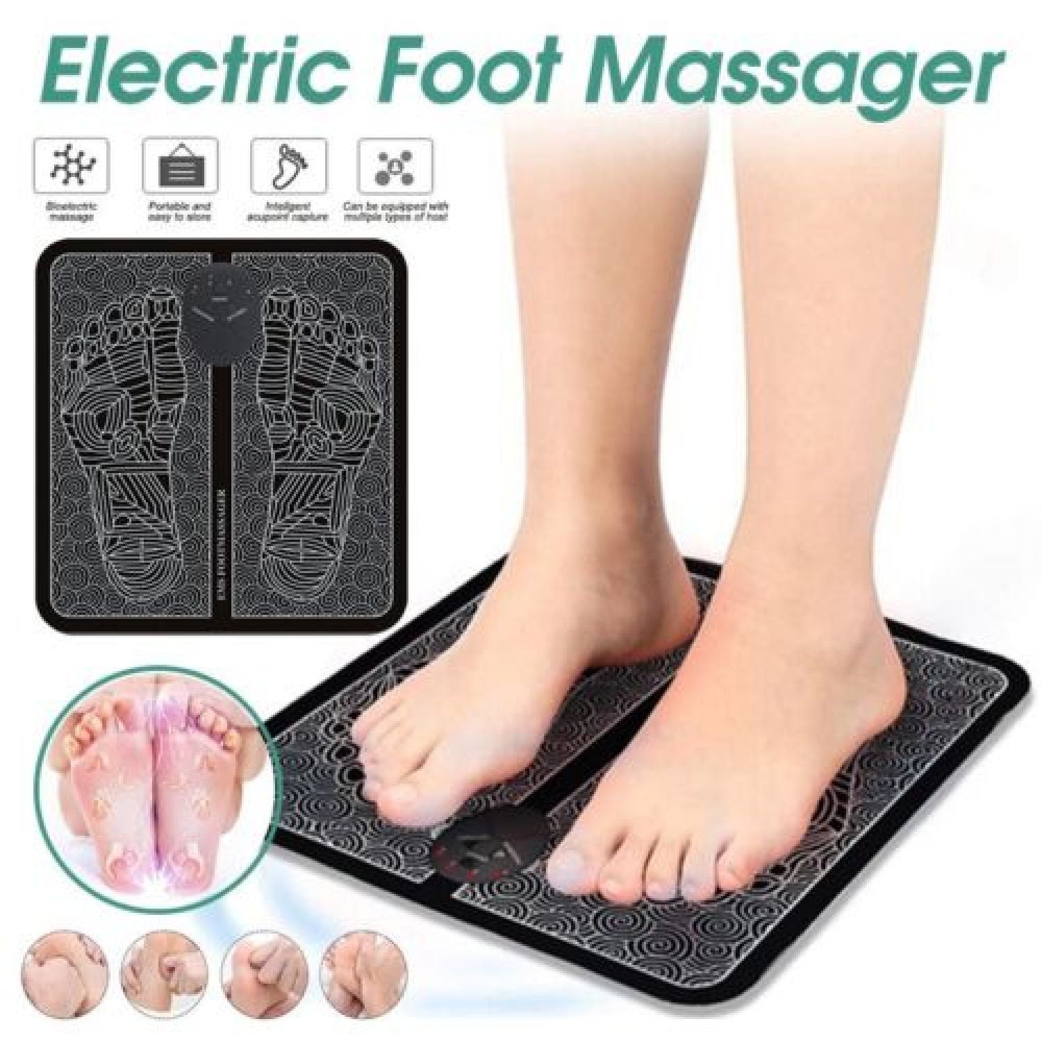 Foot Massager Blood Circulation Health Care Pain Relief Tools